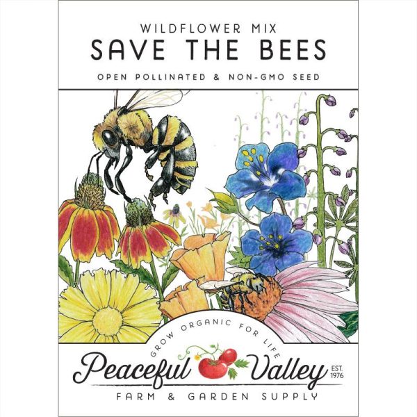 Save the Bees Wildflower Mix (pack) For Sale