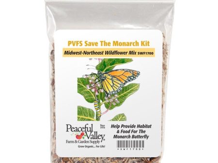 Peaceful Valley Save the Monarch Kit - Midwest to Northeast (1 8 lb) Discount