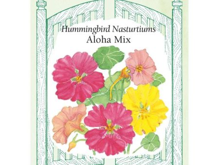 Aloha Hummingbird Nasturtium Flower Seed Mix For Sale