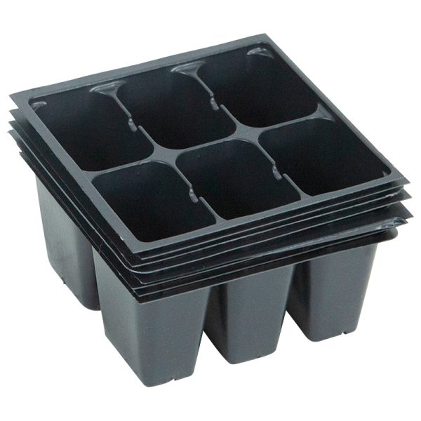 6-Pack Planting Containers for 1020 Tray - Standard (Sheet of 8) Online now