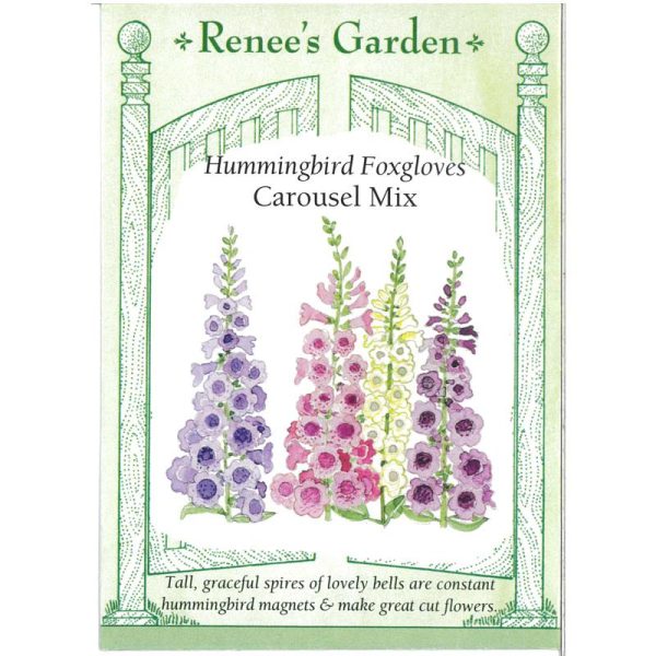 Carousel Hummingbird Foxgloves Flower Seed Mix Online Sale