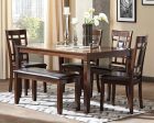 Bennox Dining Table and Chairs with Bench (Set of 6) Online now