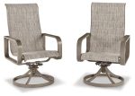 Beach Front Sling Swivel Chair (Set of 2) For Cheap