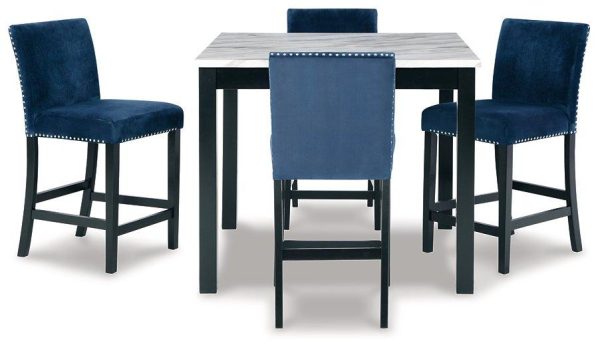 Cranderlyn Counter Height Dining Table and Bar Stools (Set of 5) For Cheap