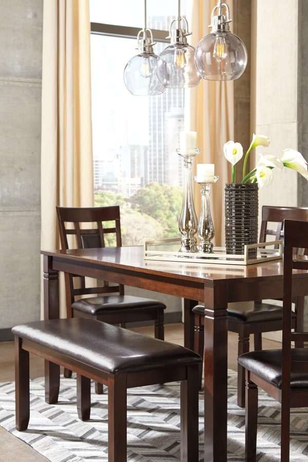 Bennox Dining Table and Chairs with Bench (Set of 6) Online now