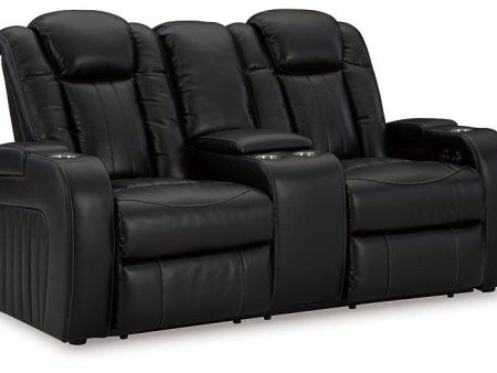 Caveman Den Power Reclining Loveseat with Console Sale