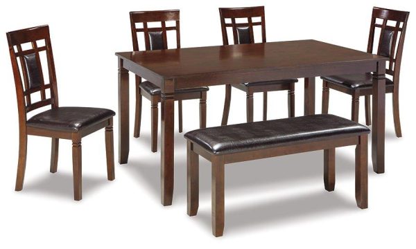 Bennox Dining Table and Chairs with Bench (Set of 6) Online now