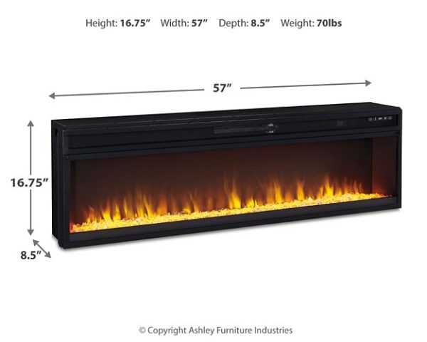 Camdill 80  TV Stand with Electric Fireplace Fashion