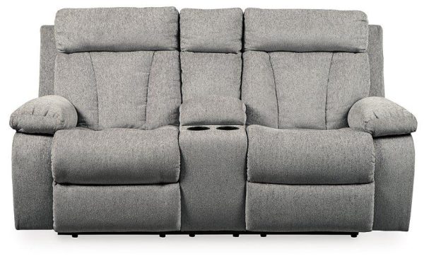 Mitchiner Reclining Loveseat with Console Discount