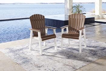 Genesis Bay Outdoor Dining Arm Chair (Set of 2) Fashion