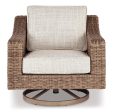 Beachcroft Outdoor Swivel Lounge with Cushion on Sale