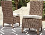 Beachcroft Outdoor Side Chair with Cushion (Set of 2) Discount