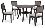 Corloda Dining Table and 4 Chairs (Set of 5) Online Hot Sale