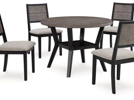 Corloda Dining Table and 4 Chairs (Set of 5) Online Hot Sale