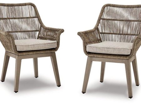 Beach Front Arm Chair with Cushion (Set of 2) Sale