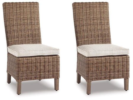 Beachcroft Outdoor Side Chair with Cushion (Set of 2) Discount