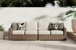 Beachcroft 2-Piece Outdoor Loveseat with Cushion Sale