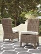 Beachcroft Outdoor Side Chair with Cushion (Set of 2) Discount