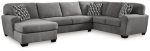 Birkdale Court Sectional with Chaise For Cheap