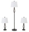 Brycestone Floor Lamp with 2 Table Lamps Sale