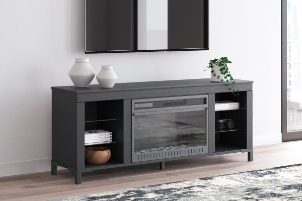 Cayberry 3-Piece Entertainment Center with Electric Fireplace For Cheap