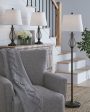 Brycestone Floor Lamp with 2 Table Lamps Sale