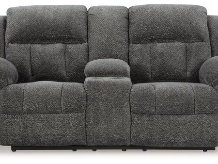 Frohn Reclining Loveseat with Console For Discount