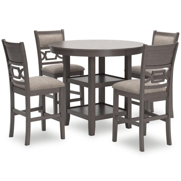 Wrenning Counter Height Dining Table and 4 Barstools (Set of 5) Supply