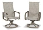 Beach Front Sling Swivel Chair (Set of 2) For Cheap