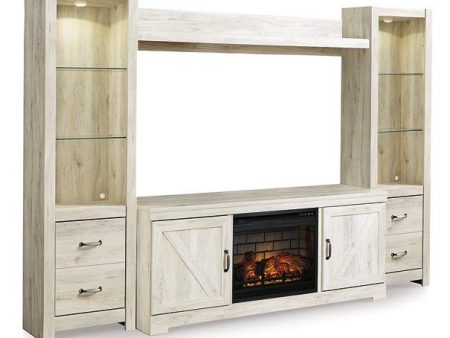 Bellaby 4-Piece Entertainment Center with Electric Fireplace Hot on Sale