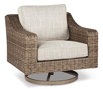 Beachcroft Outdoor Swivel Lounge with Cushion on Sale