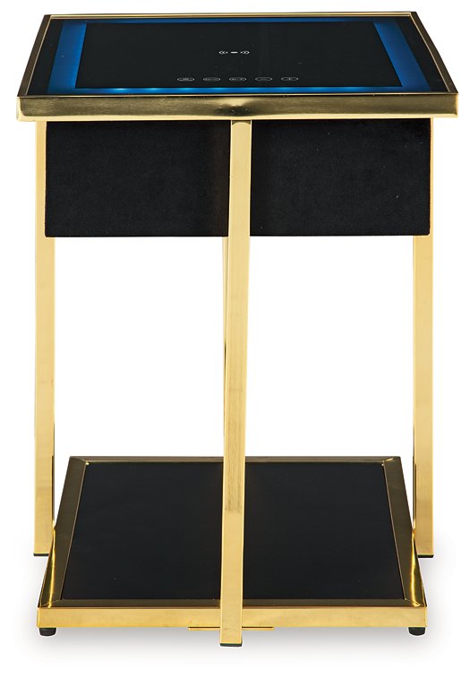 Rexwell Accent Table with Speaker For Discount