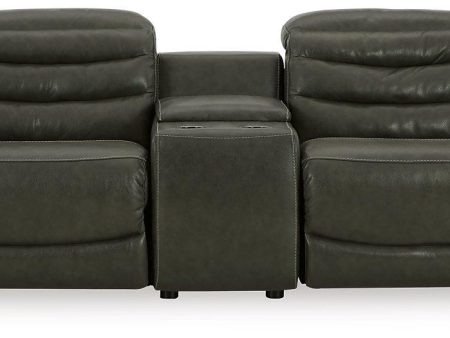 Center Line 3-Piece Power Reclining Loveseat with Console For Cheap