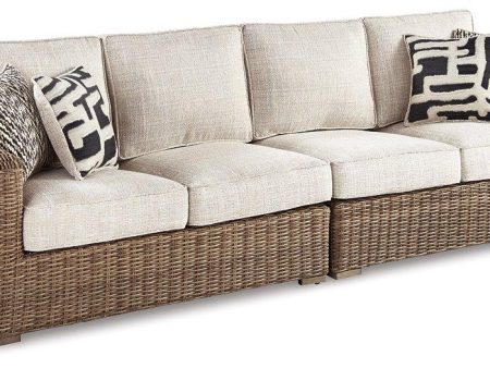 Beachcroft 2-Piece Outdoor Loveseat with Cushion Sale