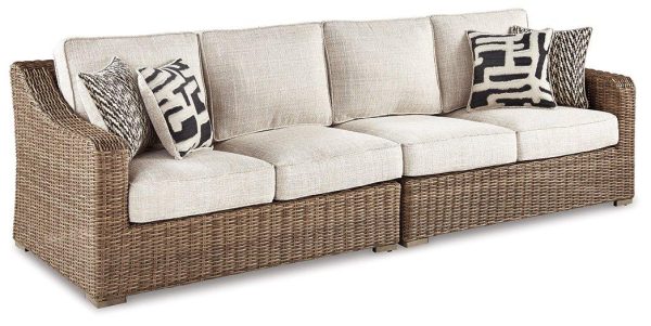 Beachcroft 2-Piece Outdoor Loveseat with Cushion Sale