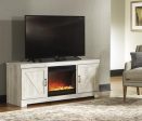 Bellaby 63  TV Stand with Fireplace Online Hot Sale