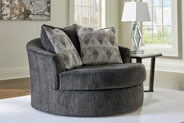 Biddeford Oversized Swivel Accent Chair on Sale