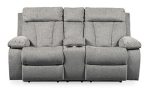 Mitchiner Reclining Loveseat with Console Discount