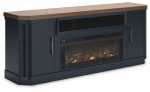 Landocken 83  TV Stand with Electric Fireplace For Sale