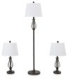 Brycestone Floor Lamp with 2 Table Lamps Sale