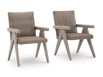 Cliff Trails Outdoor Arm Chair (Set of 2) For Cheap