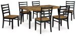 Blondon Dining Table and 6 Chairs (Set of 7) Fashion