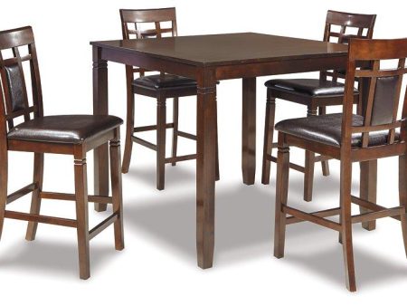 Bennox Counter Height Dining Table and Bar Stools (Set of 5) Hot on Sale