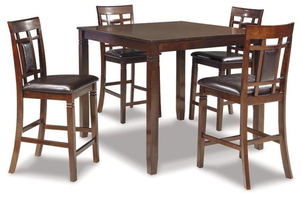 Bennox Counter Height Dining Table and Bar Stools (Set of 5) Hot on Sale