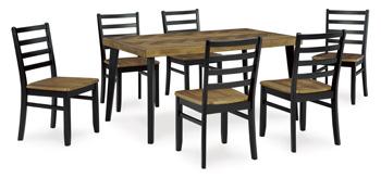 Blondon Dining Table and 6 Chairs (Set of 7) Fashion