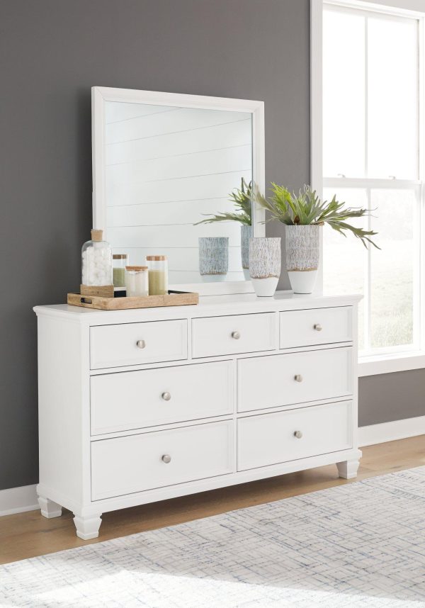 Fortman Dresser and Mirror Cheap