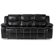 Bastrop Double Reclining Sofa in Black 8230BLK-3 Sale