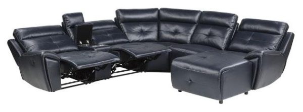 Avenue Right Side Chaise in Navy 9469NVB-RC For Discount