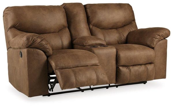 Boxberg Reclining Loveseat with Console Supply