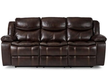 Bastrop Double Reclining Sofa in Brown 8230BRW-3 Online Sale